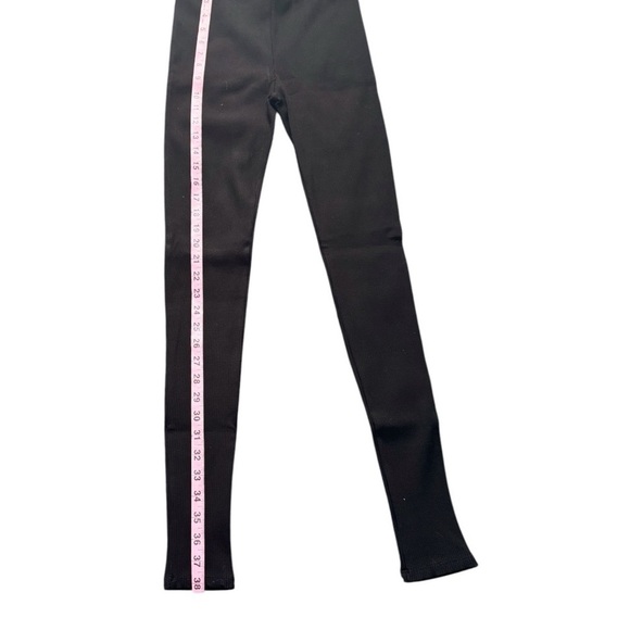 NWT Naked Wardrobe Black Ribbed Sculpt Leggings Size Small - Picture 4 of 10